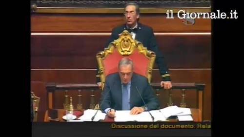 L'annuncio di Grasso