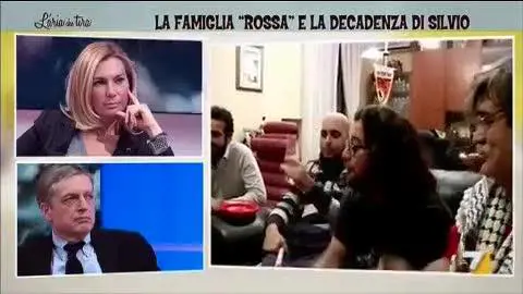 La7 e il servizio choc: la famiglia anti Cav festeggia la decadenza