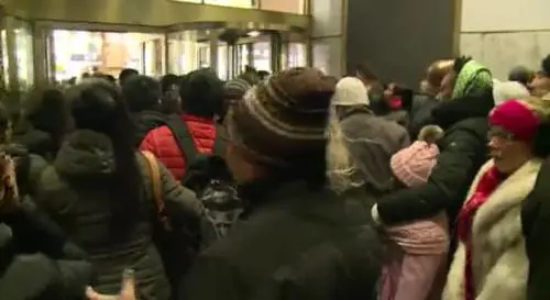 Folla per il Black Friday a New York 