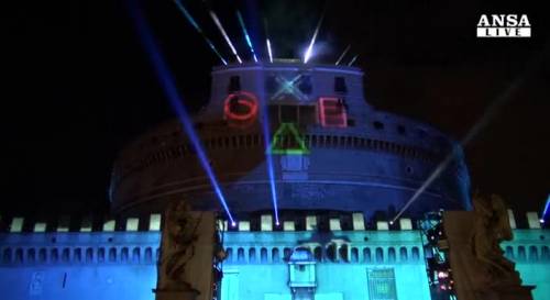 La PS4 sbarca in Italia: spettacolo a Castel Sant'Angelo 
