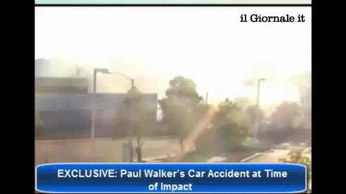 Immagini choc dell'incidente di Paul Walker