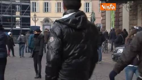 Forconi, scontri davanti al Comune di Torino