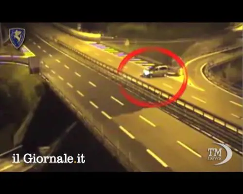 Contromano sull'autostrada