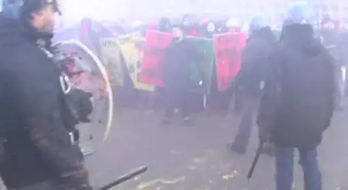 Corteo studentesco, tafferugli a Milano