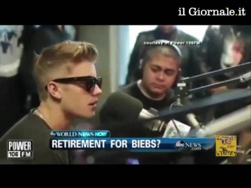 Justin Bieber annuncia il ritiro