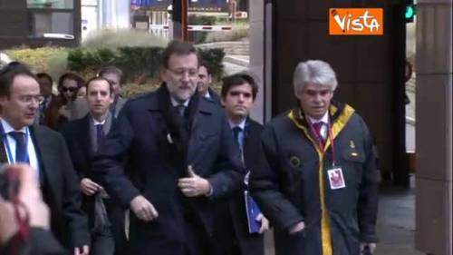 Rajoy al vertice Ue, la vigilanza non lo riconosce