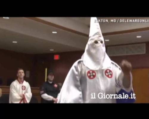Marylandi, il Ku Klux Klan ospite del Consiglio comunale