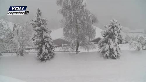Neve sempre più abbondante sulle Dolomiti