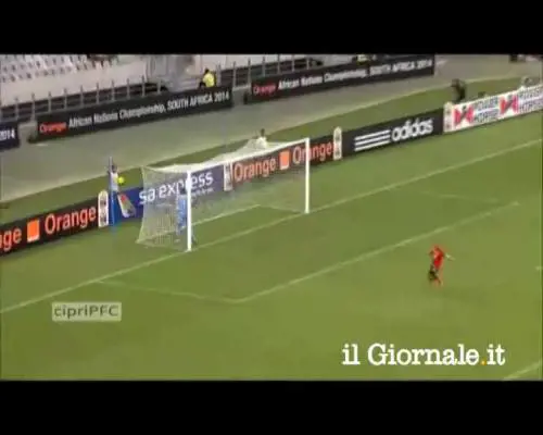 Calcio africano, gol da 40 metri
