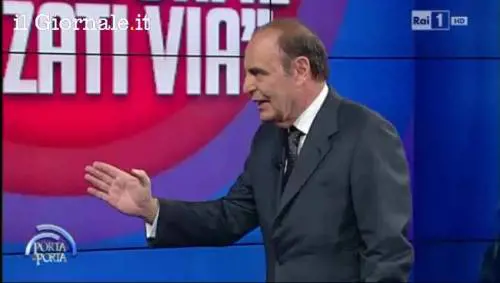 Porta a Porta: va in scena il battibecco Belpietro-Vespa