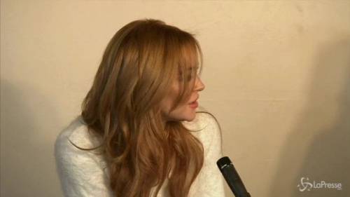 Lindsay Lohan presenta il suo nuovo film