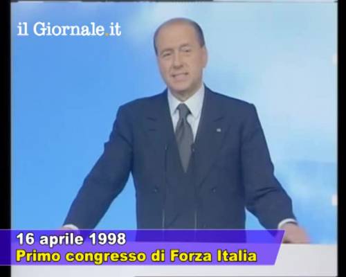 1998, il primo congresso di Forza Italia