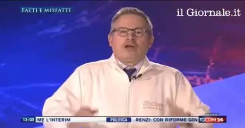 Liguori in tuta difende Toti