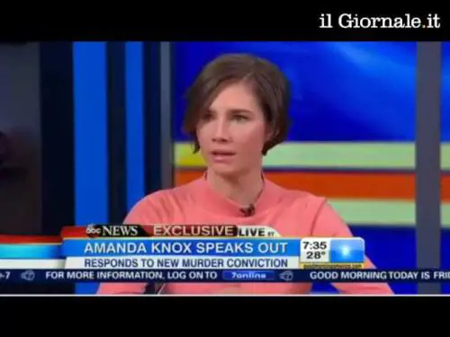 Amanda si commuove in tv