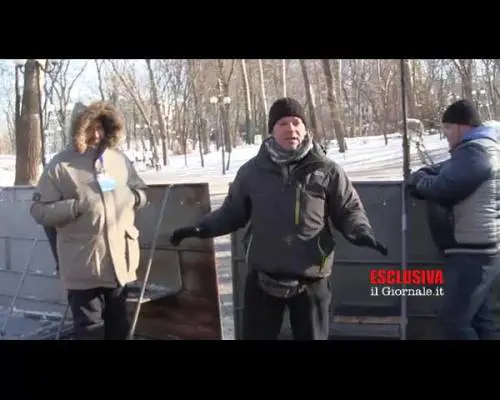 Kiev, nella tendopoli dei filogovernativi