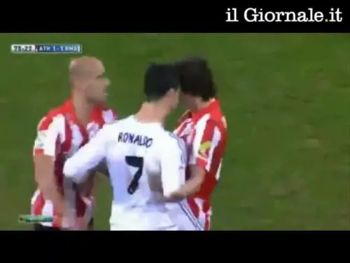 Cristiano Ronaldo perde la testa e si fa espellere