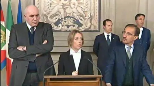 La protesta di Fratelli d'Italia