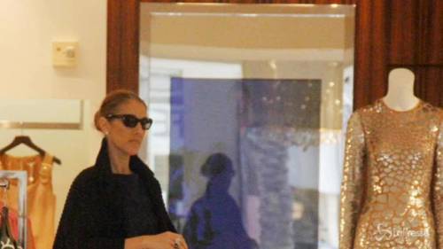 Céline Dion come Grace Kelly: look vintage a Beverly Hills