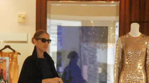 Céline Dion come Grace Kelly: look vintage a Beverly Hills