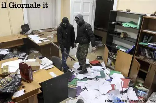 "A Leopoli palazzi occupati. Città vicina alla protesta"