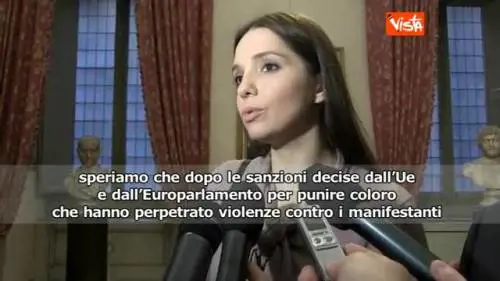 Eugenia Tymoshenko: "Vogliamo un futuro europeo"