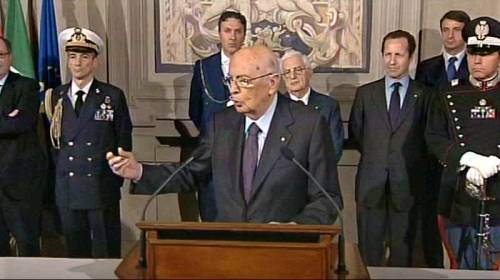 Napolitano: "Nessun braccio di ferro"
