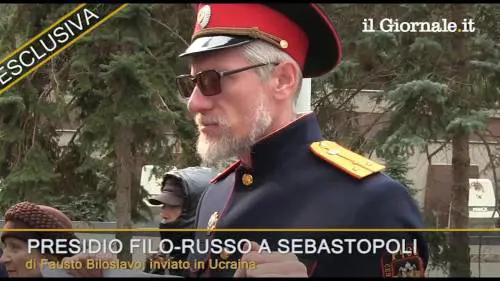 Presidio filo-russo a Sebastopoli