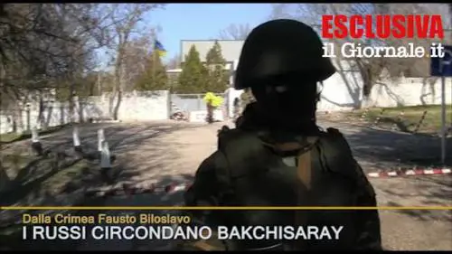 La cittadina di Bakchisaray è circondata dai russi