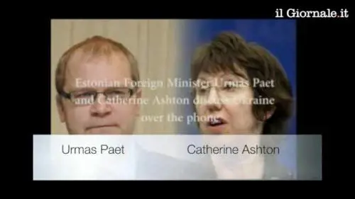 La telefonata tra il ministro esteri estone e la Ashton