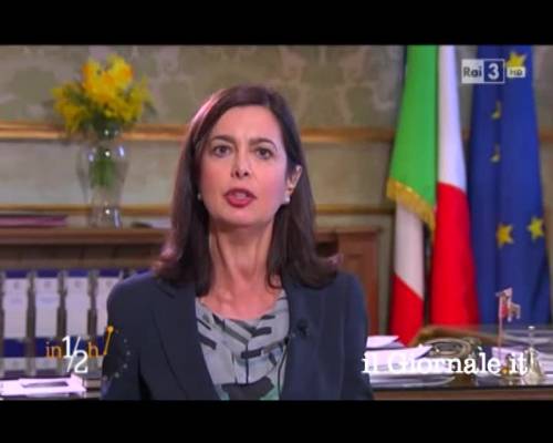 Boldrini: "Donne 50% della popolazione femminile"
