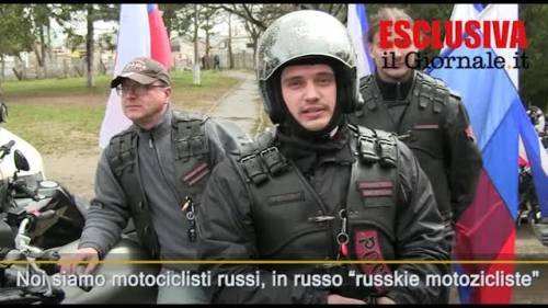 Tra i votanti, i "russkie motoziclisti"