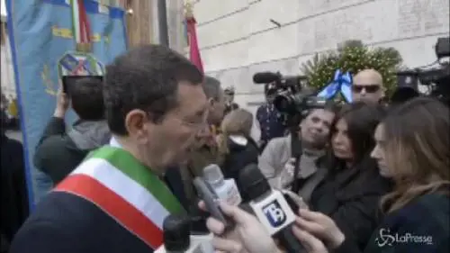 Marino commemora le Fosse Ardeatine 