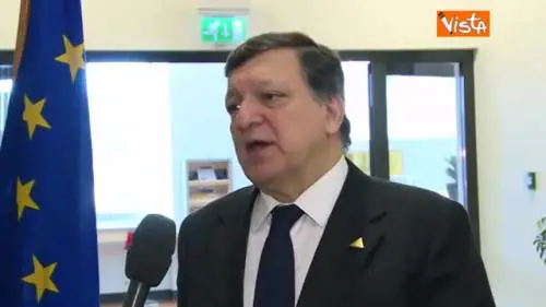 Barroso: "Spero il G7 consolidi l'unità per l'Ucraina"