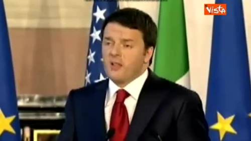 Renzi: "Per noi l'America è un modello"
