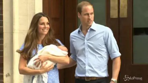 Kate, William e il piccolo George: ritratto di famiglia