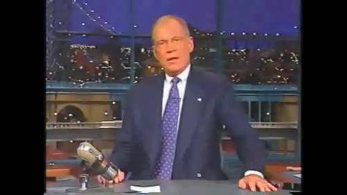 Letterman dopo la caduta delle Torri Gemelle
