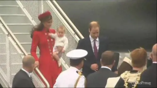 William, Kate in Nuova Zelanda con George
