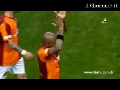 Felipe Melo, scene in campo ed espulsione