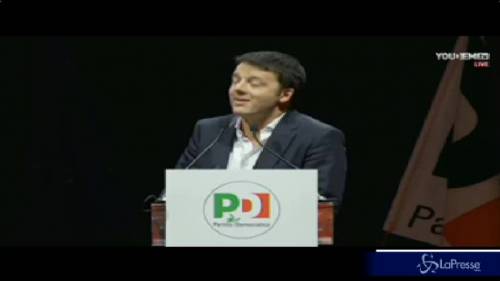 Renzi: "La sinistra che non cambia diventa destra"