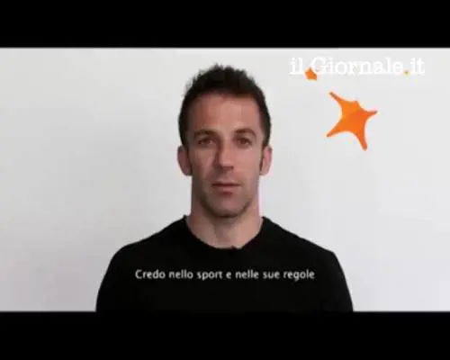 Del Piero, nuovo spot per lo sport pulito