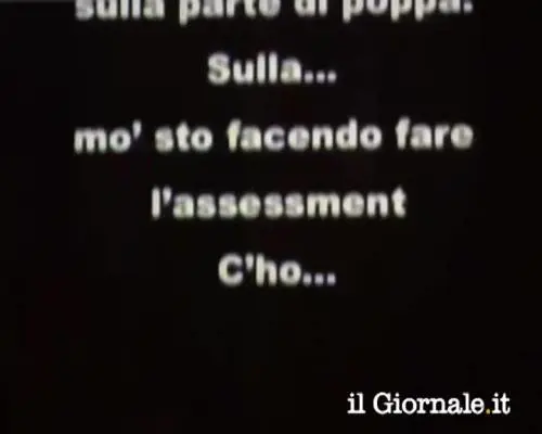 La prima telefonata tra Schettino e la Costa