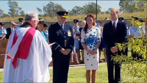 William e Kate visitano una base militare australiana