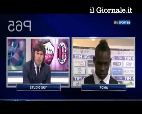 Balotelli zittisce i giornalisti di Sky: "Non capisci di calcio"