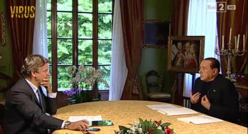 Berlusconi a Virus: "Marina in campo? Buona soluzione, ma la sconsiglio"