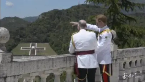Il principe Harry a Montecassino