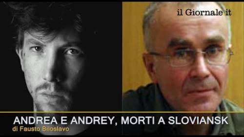Andrea e Andrey, morti a Sloviansk