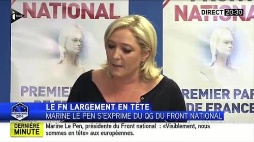 Le Pen: "Il parlamento non rappresenta più popolo"