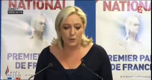 Le Pen: "Il popolo ha parlato chiaro"