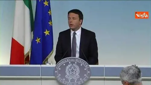 Renzi: "Non abbiamo bisogno di festeggiare"
