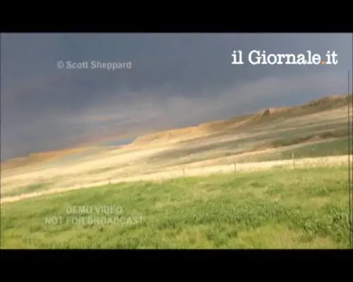 Cacciatore di tempeste colpito da un fulmine